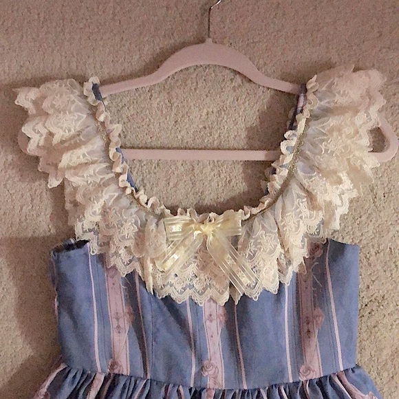 Sa Majeste La Rose Jumper Skirt Dress - Picture 3 of 12